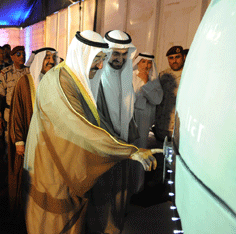 حضرة صاحب السمو الشيخ صباح الأحمد الصباح يدشن المشروع
