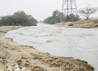 سيول بمنطقة الشعيبة الصناعية 